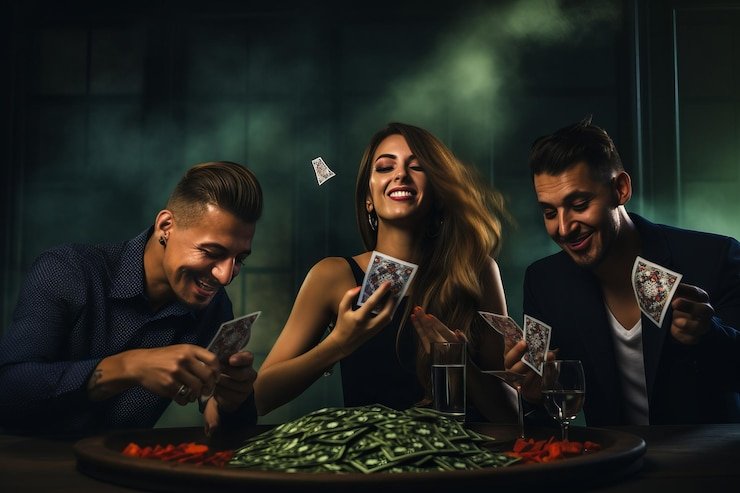 Pengguna Indonesia memainkan Live Casino rjslot di ponsel dengan tampilan dealer baccarat